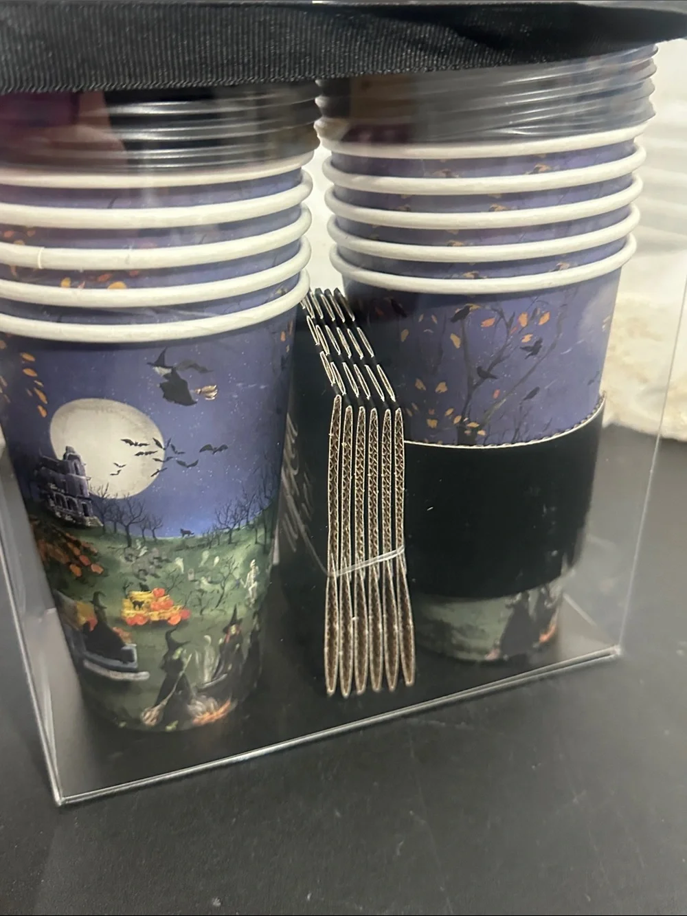 Halloween “wicked brew” disposable coffee paper cups set of 12